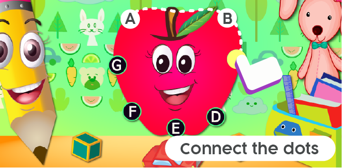 Dot to dot Game - Connect the dots ABC Kids Games